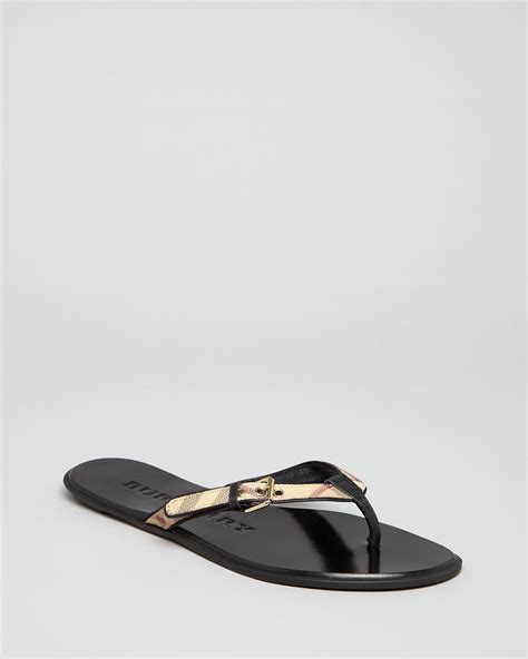 women's burberry sandals|burberry women's thongs flip flops.